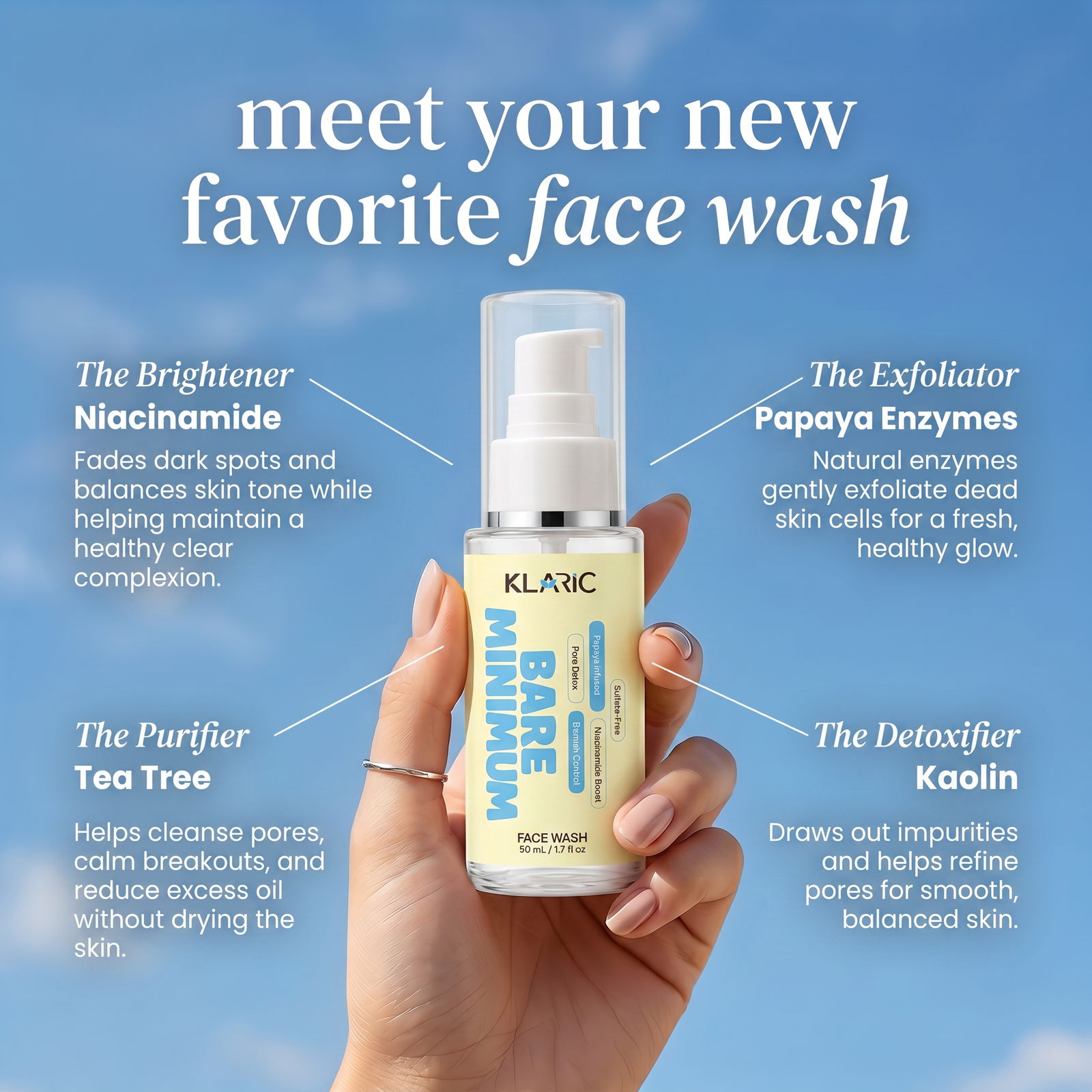 Bare Minimum Face Wash - Image 4